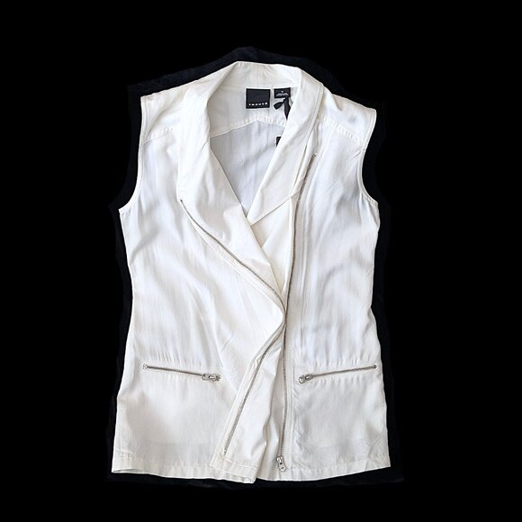 NWT Trouve Modal Vest Wmns Med - Picture 1 of 8